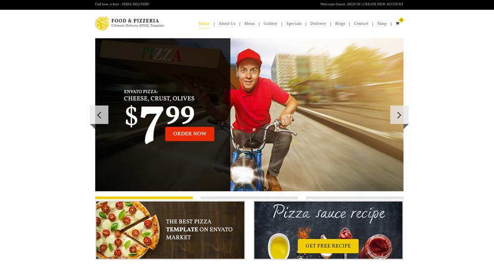 15+ Innovative WordPress Pizza Themes for 2023 - WPKlik