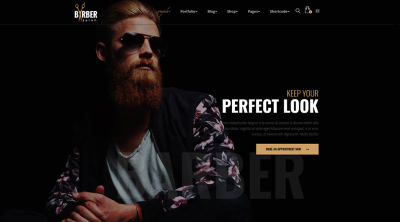 Barber WordPress Theme