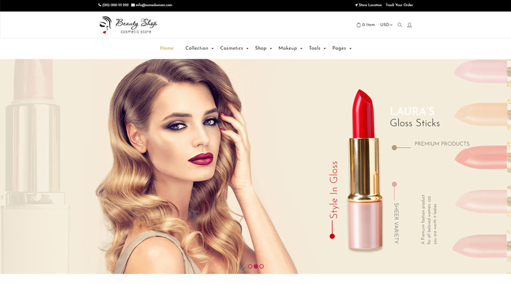 Beauty Store Theme