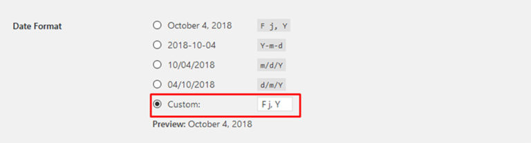 How to Change Date and Time Format in WordPress - WPKlik