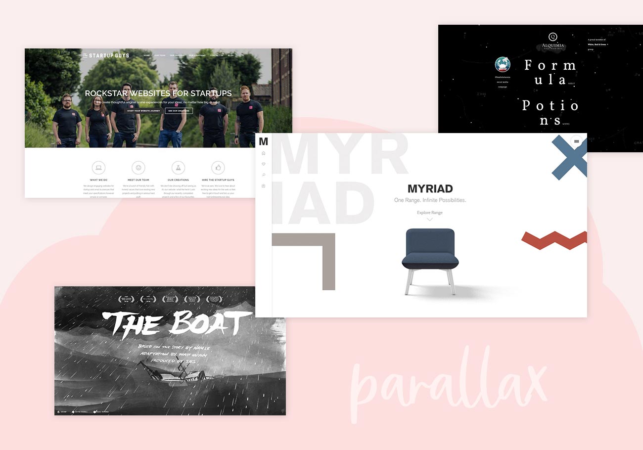 Top 5 Websites with Parallax Scrolling