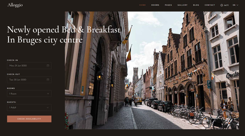 Alloggio WordPress Theme