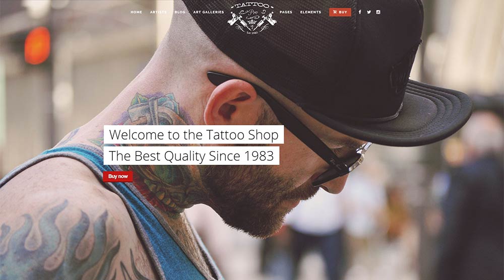 Tattoo Pro WordPress Theme