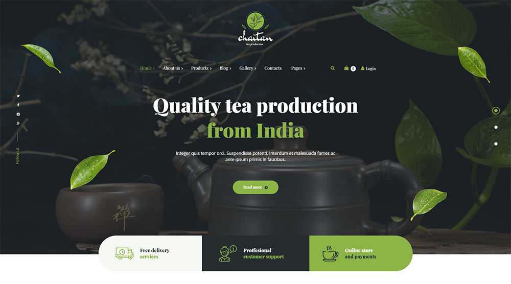 Chaitan WordPress Theme