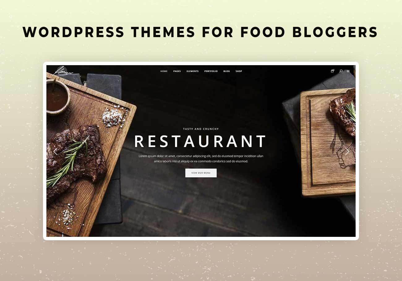 Food Blog WordPress Themes for Delicious Website