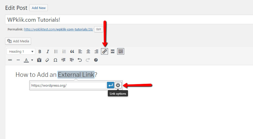 How To Easily Open Links In A New Tab With Wordpress Wpklik