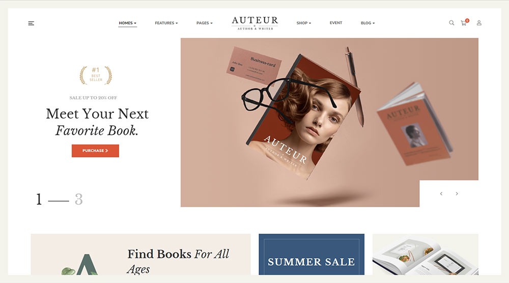 Auteur WordPress Theme