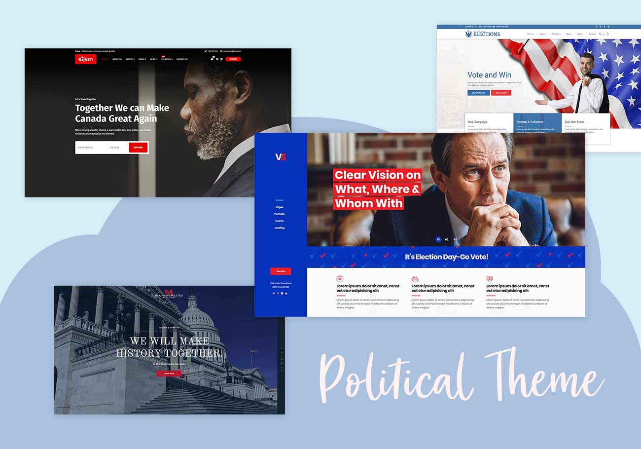 Political WordPress Themes That Win