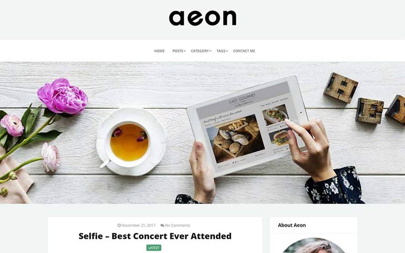 Aeon WordPress Theme