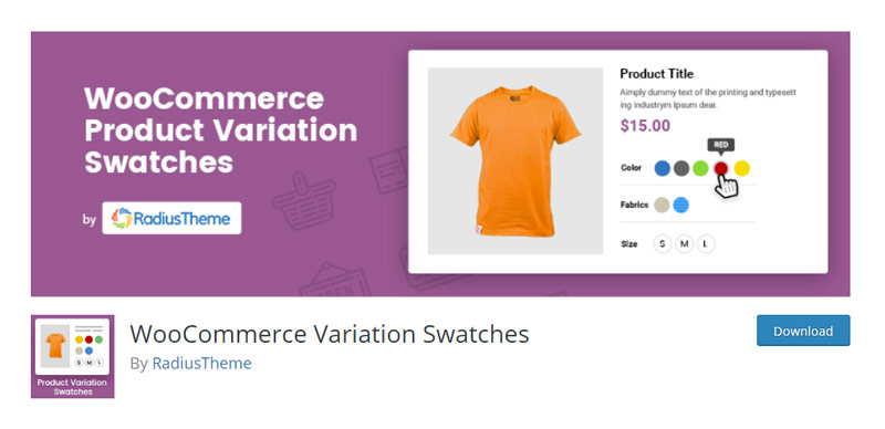 WooCommerce Variation Swatches