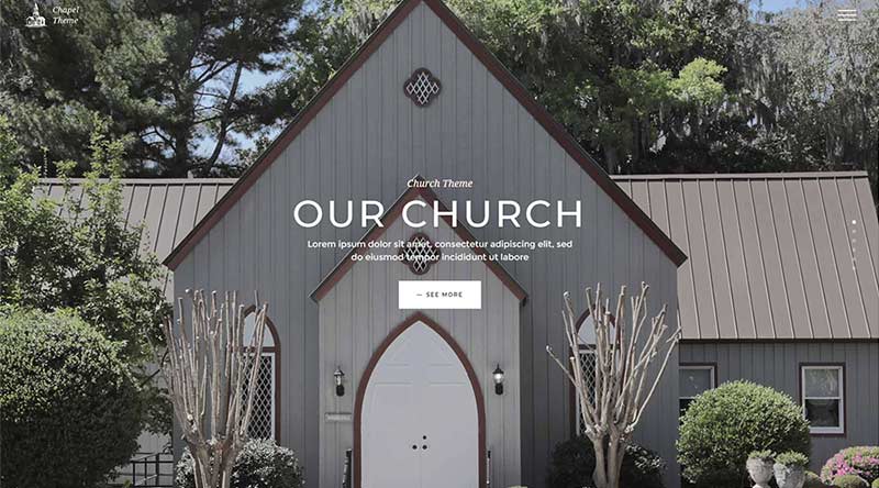 Chapel WordPress Theme