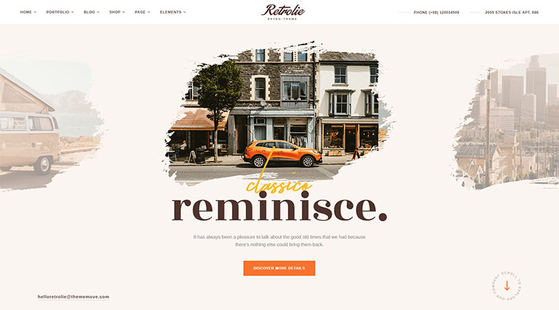 hanna retro wordpress theme free