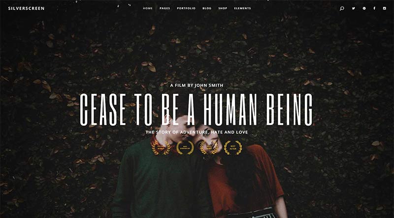 Silverscreen WordPress Theme