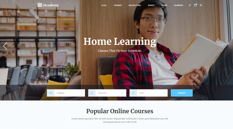 iAcademy WordPress Themes