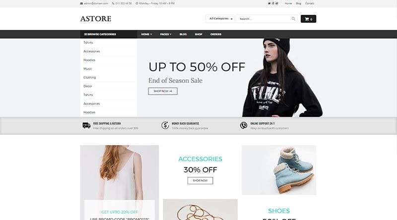 Astore WordPress Theme