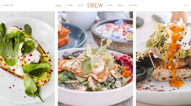 Drew WordPress theme