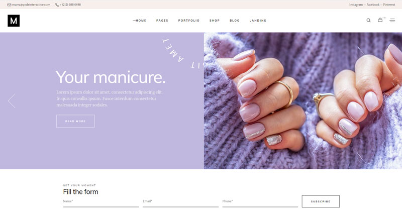 Top 5+ Nail Salon WordPress Themes for 2023 - WPKlik