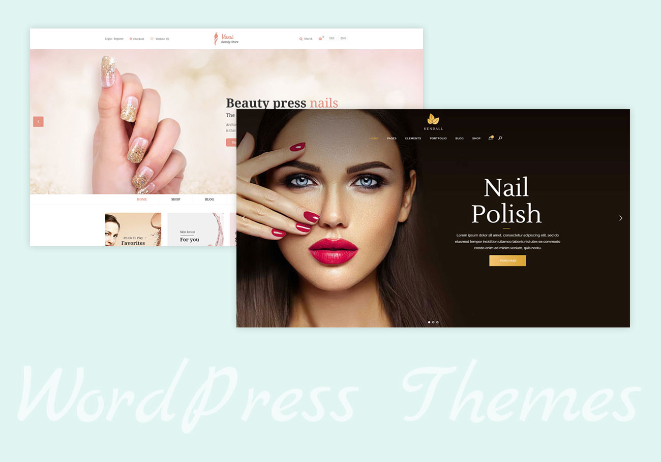 WordPress Template for WooCommerce - Ocean Nail Website Demo