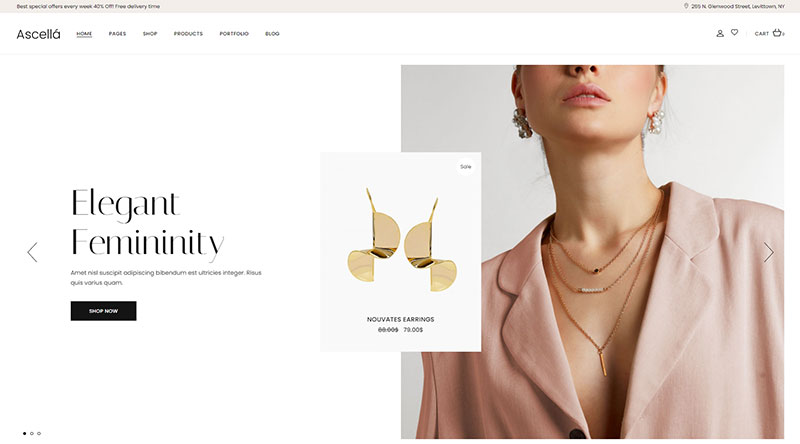 Ascella WordPress theme