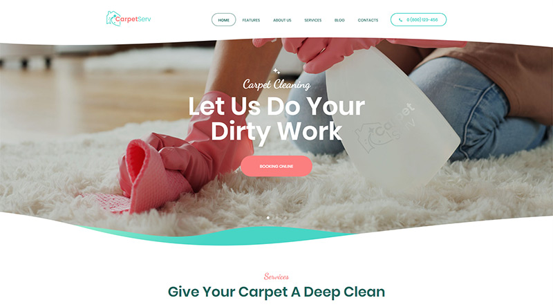 CarpetServ WordPress Theme