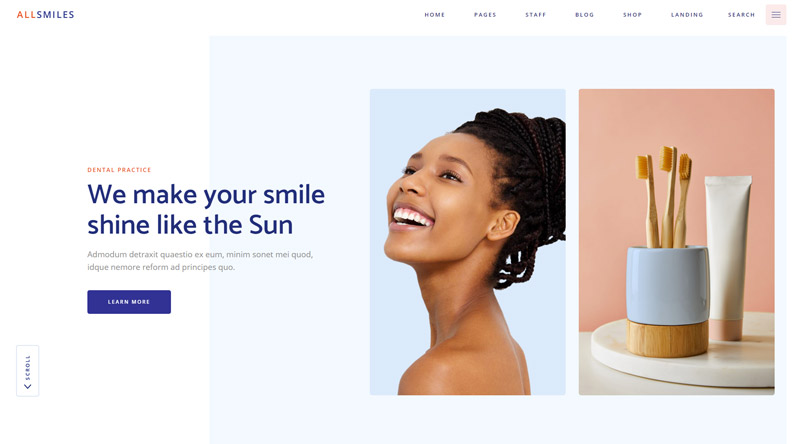 10+ Beautiful Dentist Websites for Design Inspiration - WPKlik