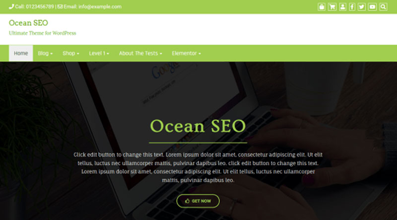 Ocean SEO WordPress Theme