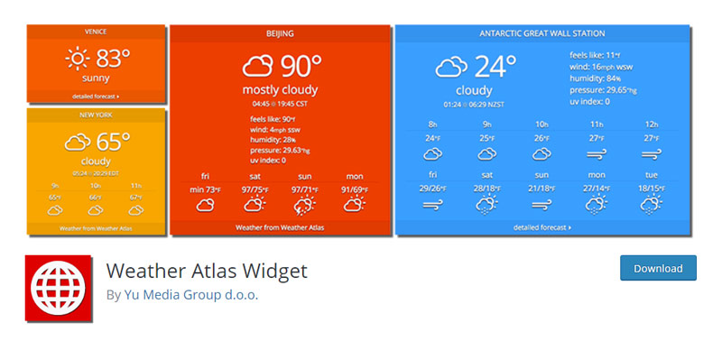 Weather Atlas Widget