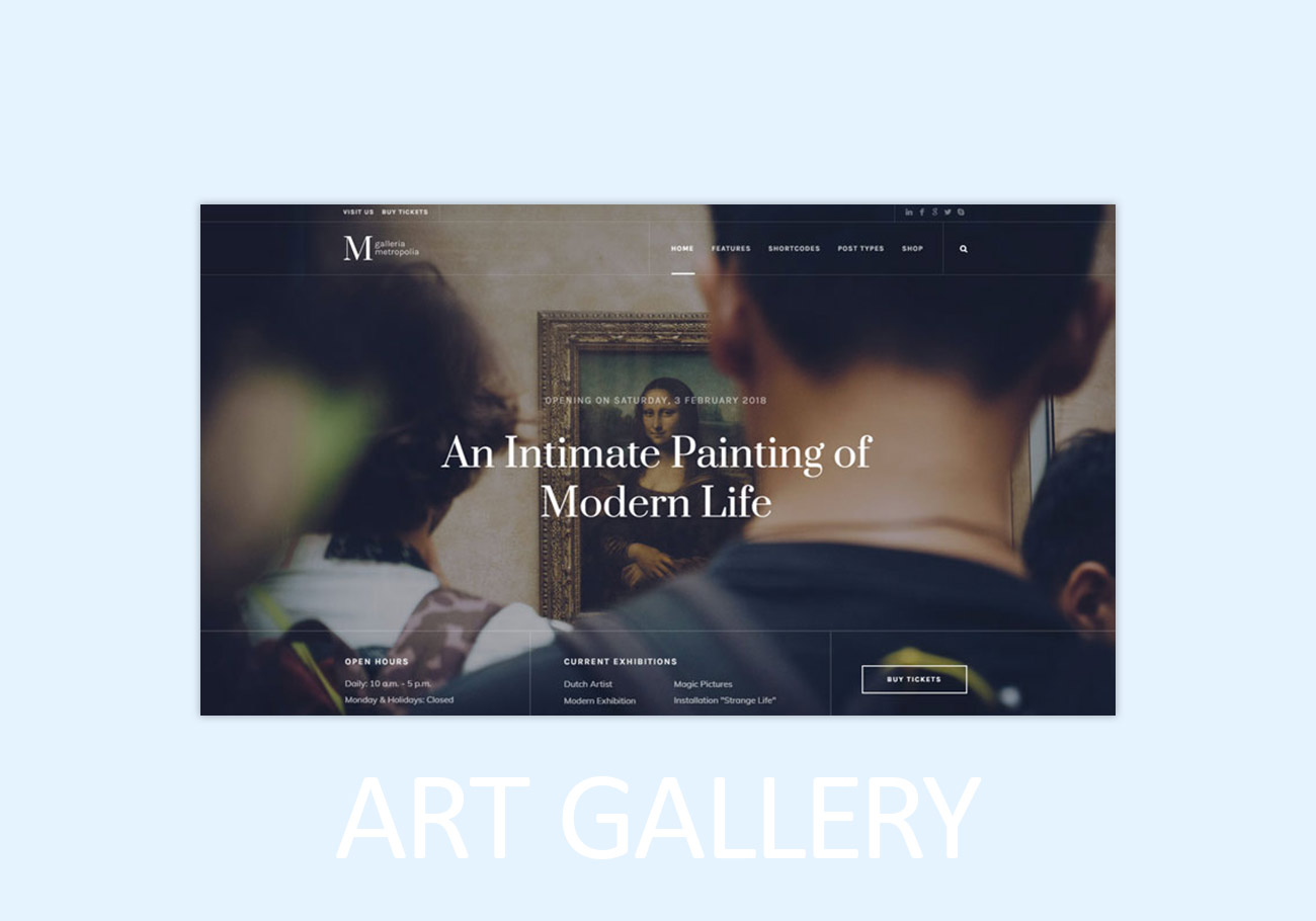 wordpress theme for artist