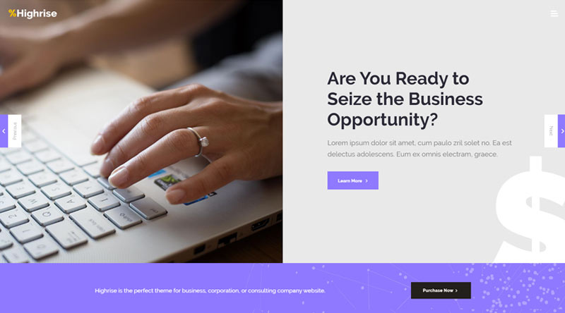 Highrise WordPress Theme