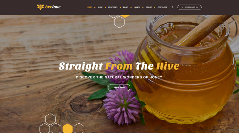 Beelove Honey WordPress Themes