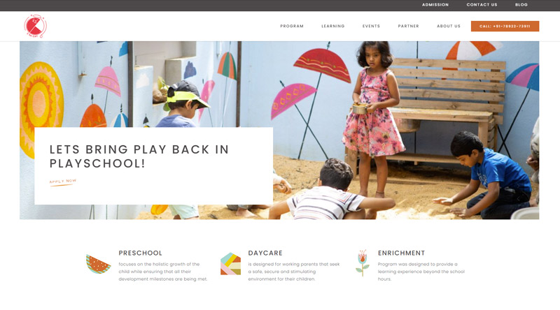 CforCat kindergarten website