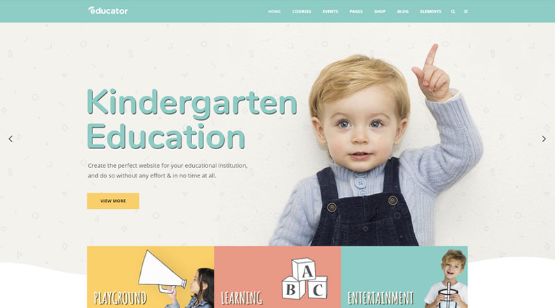 Educator Kindergarten WordPress Themes