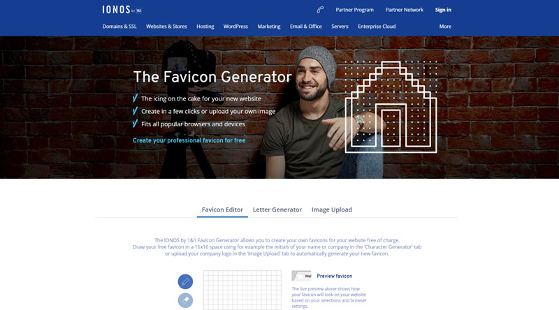 IONOS by 1&1 Favicon Generator