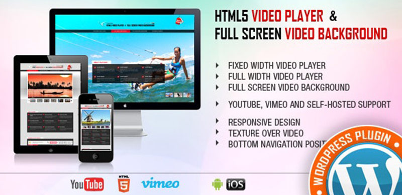 Video Player & FullScreen Video Background