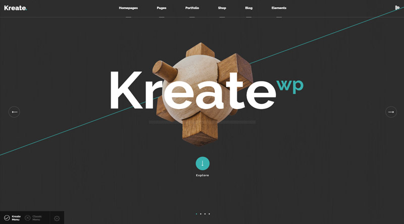 Kreate WordPress Theme