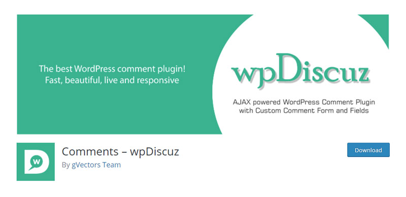 Comments wpDiscuz plugin