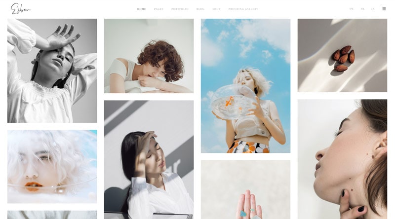 Esben Pinterest WordPress Theme