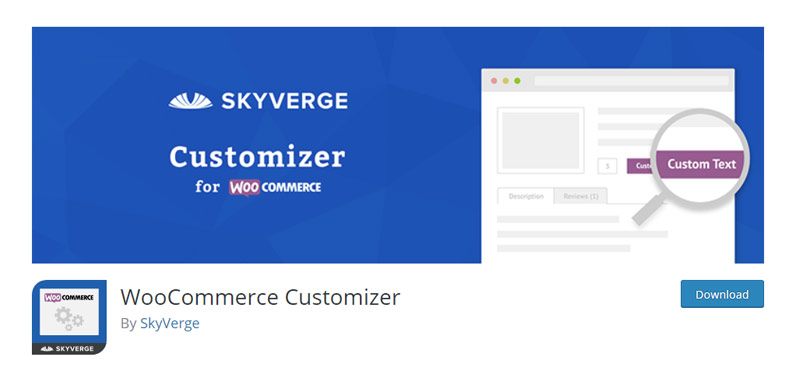 WooCommerce Customizer