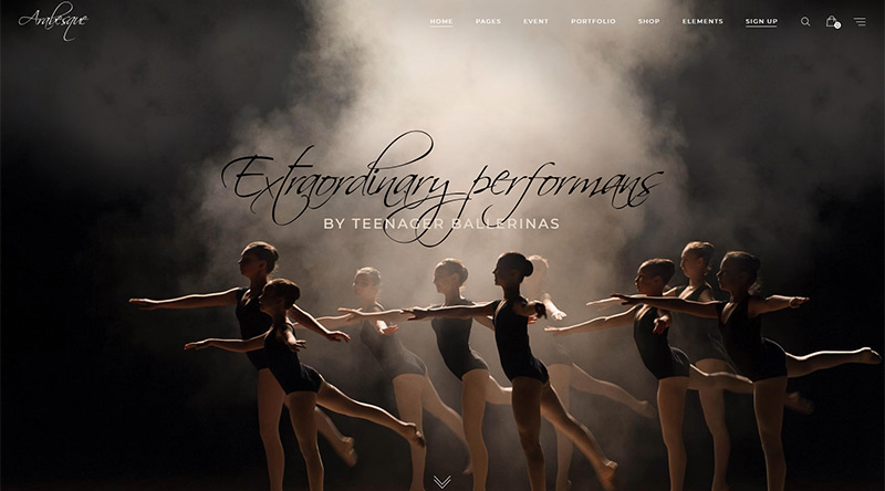 Arabesque WordPress Theme