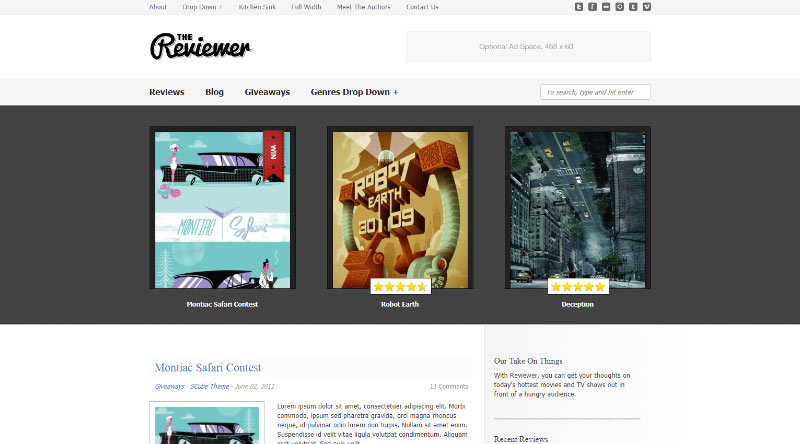 Reviewer WordPress Theme