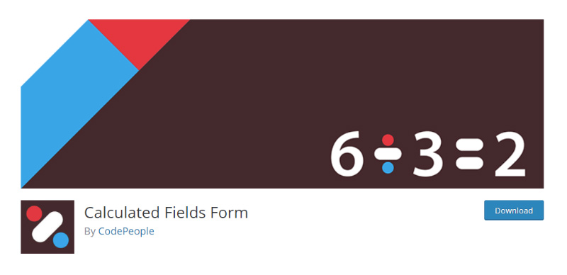 Calculated Fields Form