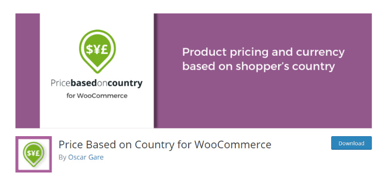 Price Based on Country for WooCommerce