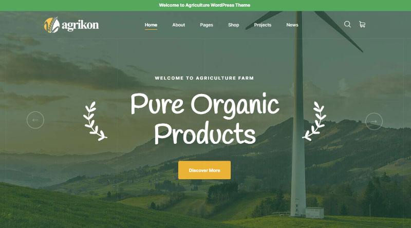 Agrikon WordPress Theme