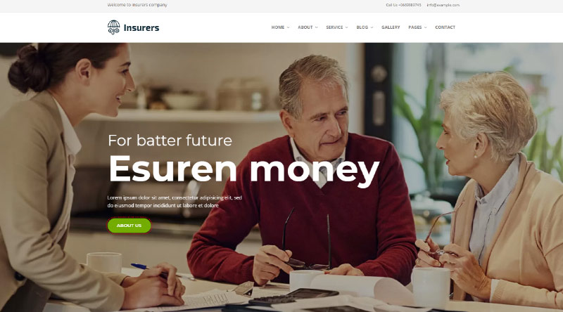 Insurers WordPress Theme