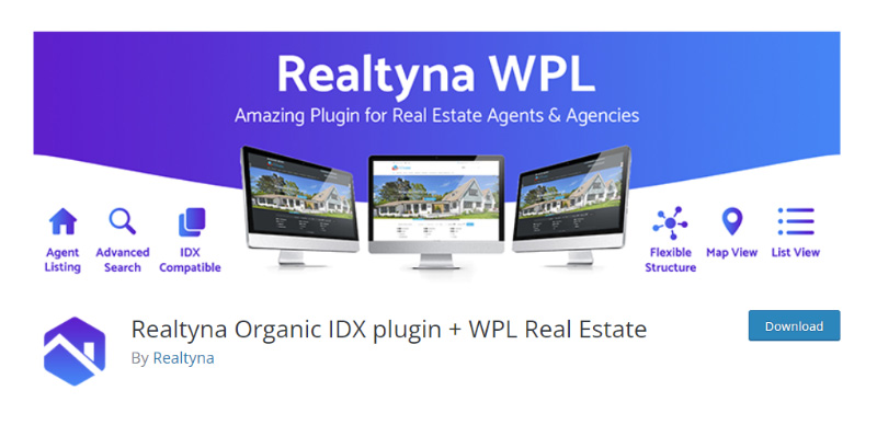 Realtyna Organic IDX plugin + WPL Real Estate