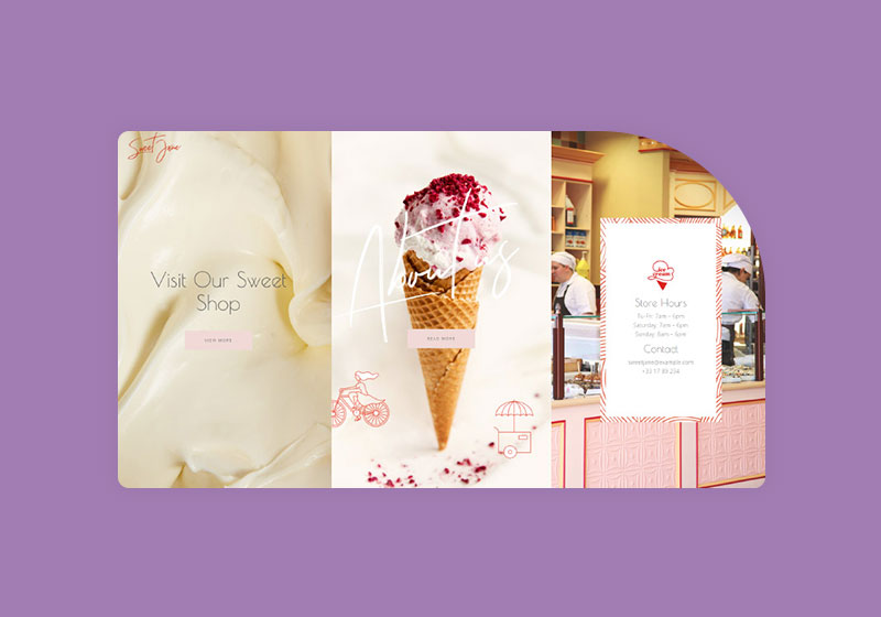 Sweet Ice Cream WordPress Themes