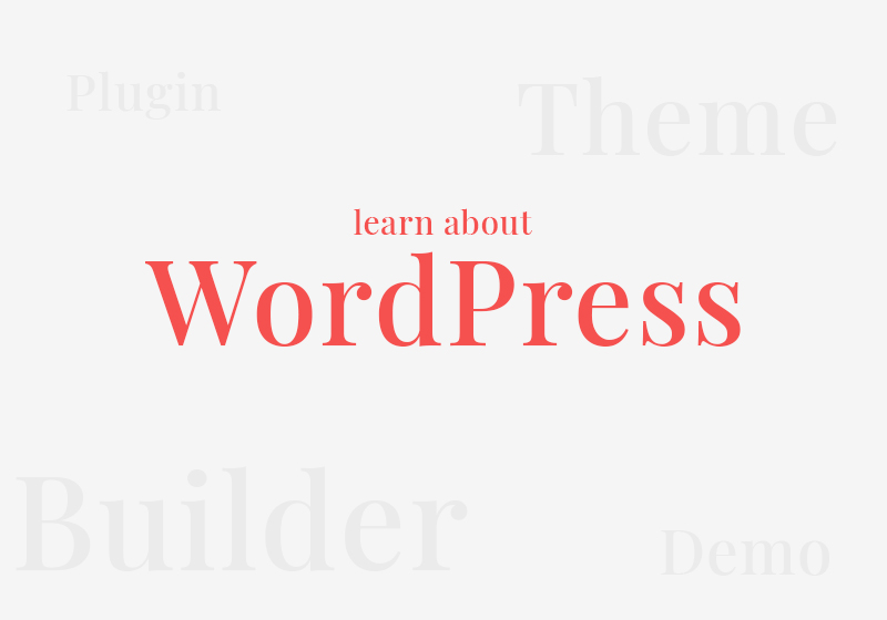 WordPress Essentials - learn about themes, demos, plugins, and builders