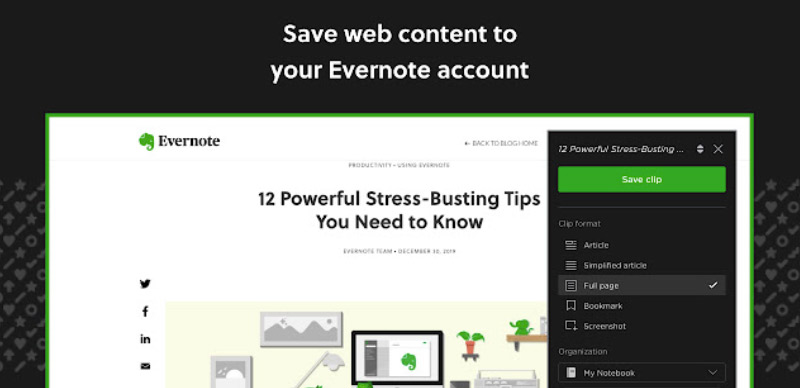 Evernote Web Clipper