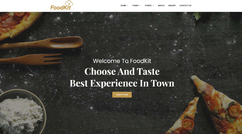 FoodKit template